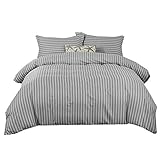 ★ Modèle: 220x240cm housse de couette avec taie d'oreiller, bande moderne Couvre lit pour bébé enfant fille garçon homme femme