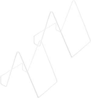 Sewroro 2 Pçs Suporte De Placa De Exibição De Metal Suporte De Monitor Suporte De Mesa Suporte De Monitor Suporte De Imagem Suporte De Moldura Placa De Cavalete Suporte De Exibição