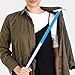Healvian Abs Material Shoe Lifting Device Dressing Stick Shoehorn Easy Sock Lifter for Elderly Disabled Handicapped Accessory Detachable Dressing Pole