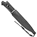 Honshu Boshin Toothpick Knife With Sheath - 7Cr13 Stainless Steel Blade, Contoured TPR Handle, Lanyard Hole - Length 18 3/4