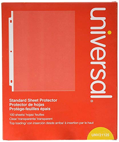 Feuilles de protection universelles au format transparent pour une lisibilité parfaite de vos cours
