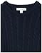 Amazon Essentials Men's Crewneck Cable Cotton Sweater, Navy, XX-Large