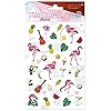 Grupo Erik Editores ESS041 stickerset, motief: Emoji Flamingo, 11 x 20 cm