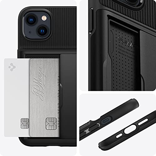 Spigen Slim Armor CS Case Compatible with iPhone 13 Card Slot - Black - image 7