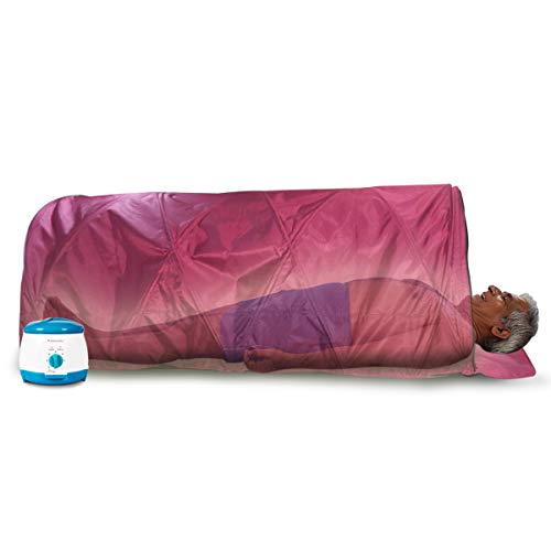 Image of Kawachi Portable Sleeping Steam Sauna Bath Panchkarma Swedan Machine Beauty Spa at Home (i136-Steam Bath-Metalic Grey)