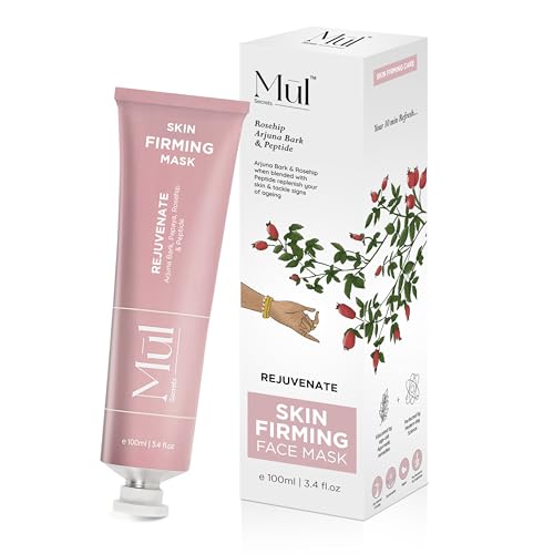Rejuvenate Skin Firming Mask & Scrub 3.4 fl.oz – Boosts Collagen, Reduces Fine Lines & Wrinkles, Instant Glowing Plump Skin – For All Skin Types