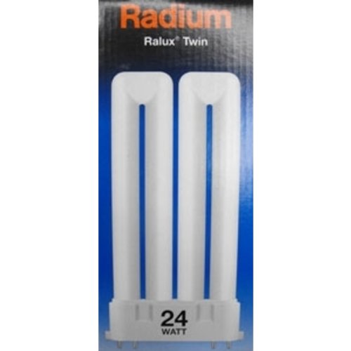 RADIUM Ralux® Twin, Kompakt-Leuchtstofflampe Sockel 2G10 24 Watt / 840