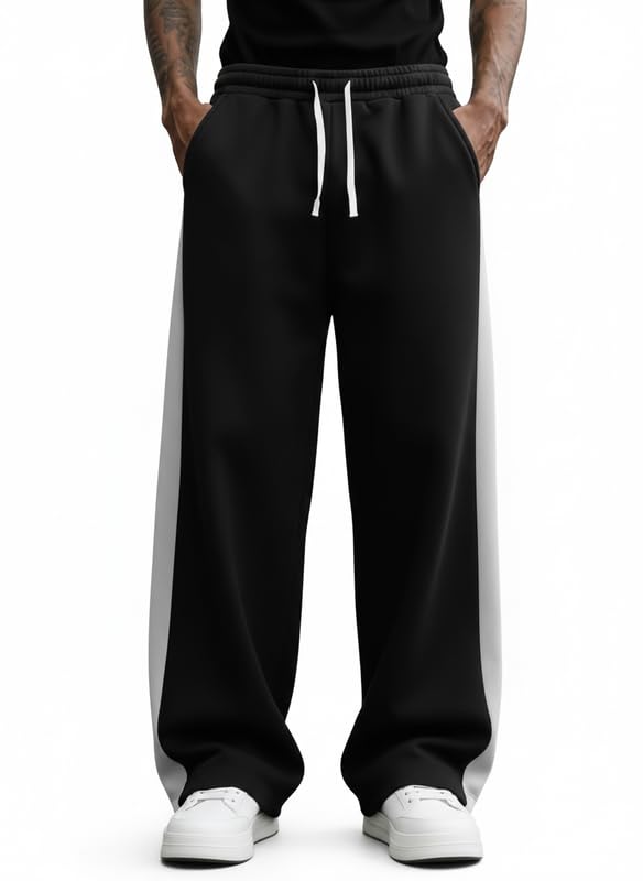 Men's Loose Fit Track Pants – Polycotton Joggers with Elastic Waistband & Pockets | Lower Comfortable for Gym, Running & Casual Wear-picture-47