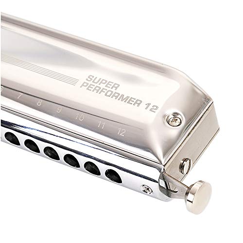 Harmonica Chromatic Super Performer 16 Trous En Alliage De Titane Peigne Performance Precision Innovation Harp - Les Beatles, Paul McCartney, John Lennon, RIngo Starr, George Harrison Harmonica Chromatic Super Performer 16 Trous En Alliage De Titane Peigne Performance Precision Innovation Harp – Image 6