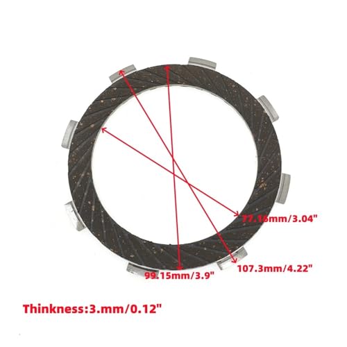 Discos de embrague para moto CT100 con diseño circular 3