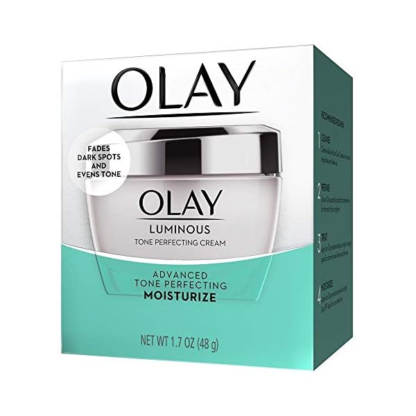 Dark-Spot-Corrector-by-Olay-Luminous-Tone-Perfecting-Cream-and-Sun-Spot-Remover-Advanced-Tone-Perfecting-48-g Olay Dark Spot Corrector, Luminous Tone Perfecting Cream and Sun Spot Remover, Advanced Tone Perfecting Face Moisturizer, 48 g