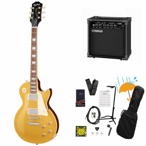 Epiphone/Inspired by Gibson Les Paul Standard 50s Gold Top エピフォン レス ポール YAMAHA GA15IIアンプ付属初心者セットR