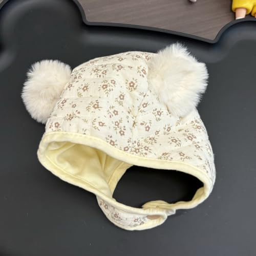Baby Ear Protections Hat with Secure Strap Comfortabe Newborns Earflap Caps Warm & Snug Baby Ear Protector Bonnet4