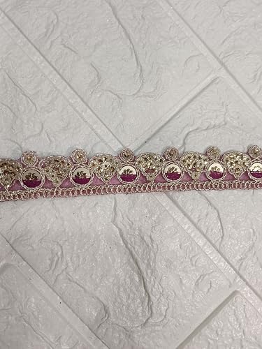 Image of Lace Border for Decorate Saree Suits Dupatta Handcraft Products Size 5 Meter (RM-LACE04-1)