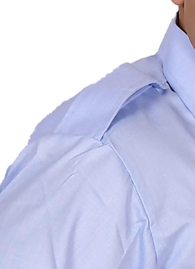 Image of Security Dress for Men | Security Guard Uniform Shirt for Men in Cotton Blend with Epaulettes & Pockets