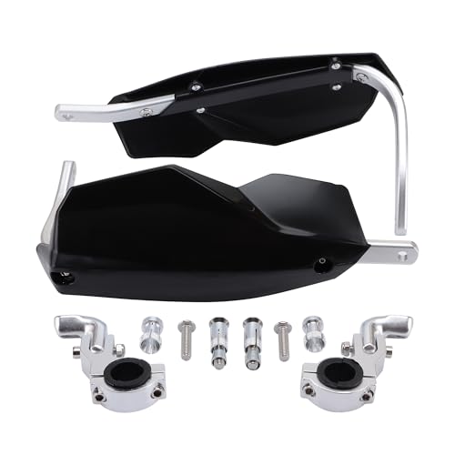 GOOFIT Protector Universal Adecuado para Manillar de Motocicleta y Scooter, Negro