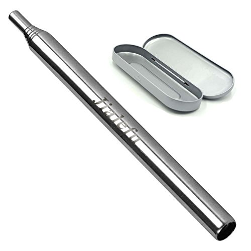 Jialefu ふいご 火吹き棒 火起こし 火吹き 焚き火 送風機 バーベキュー 暖炉 炭 薪 ステンレス 耐久性 伸縮性 コンパクト携 帯 ポケット 6段構成 アウトドア キャンプ用 収納ボックス 付構成 アウトドア キャンプ用 収納ボックス 付