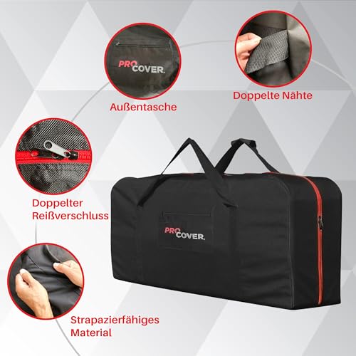 ProCover - Hochwertige und perfekte Transporttasche für E-scooter - Kompatibel mit allen Elektroroller - Große Tasche ideal für Transport oder Aufbewahrung. Robuste und wasserdichte Aufbewahrungshülle