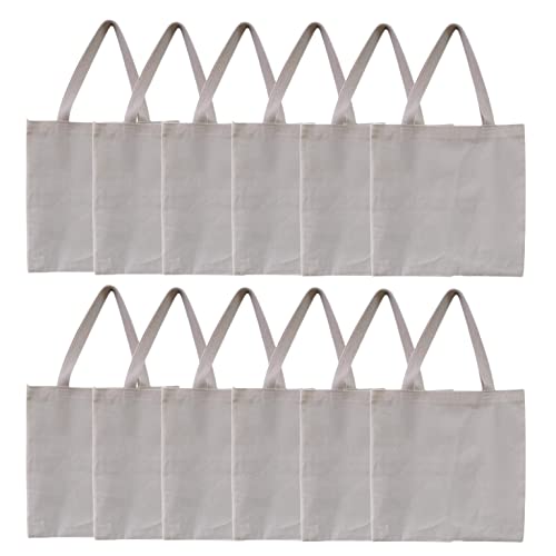 12 Sacolas Ecológicas - Algodão Cru (Ecobag) 35x45cm Alça Translaçado 70cm (largura X Altura)