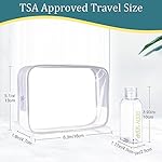 Cosywell Leakproof Squeeze Bottles Travel Kit - 4pc 3.4 oz TSA Approved for Shampoo, Conditioner and Toiletries - Image 2