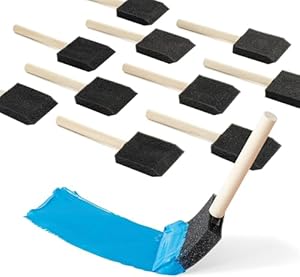 Chenxiyin 10er-Pack Schaumstoffpinsel Bright