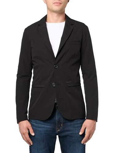 Armani Exchange Men's Nylon Seersucker Blazer