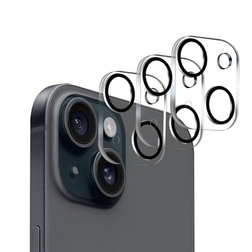 BLEUM CADE 3 Pack Camera Lens Protector for iPhone 14 / iPhone 14 Plus, Full Coverage, Anti-Scratch...