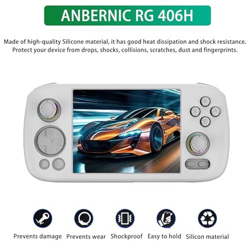 Coque silicone RG 406H NOUKAJU blanche antichoc de qualité supérieure