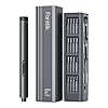 Fanttik E1 Max 3.7V Mini Electric Screwdriver, Precision Screwdriver Set, 50-in-1 Magnetic Bits, Magnetic Storage, 5/32”Hex, Repair Tool Kit for Electronics Phone Camera Laptop Watch – Grey