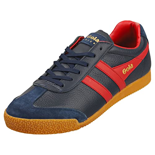 Image of Gola Equipe Suede - Sneakers for Men - Contrasting Wingflash - Heel Return - Durable Cupsole - Low Silhouette