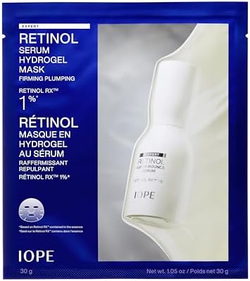 IOPE Expert Retinol RX 1% Super Bounce Serum - Gentle Anti-Aging Face Serum for Beginners - Visibly Firms Skin, Refines Pores, and Smooths Wrinkles