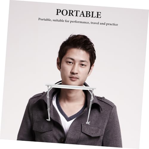 image for GOOHOCHY 24-hole Mouth Organ Stand Neck Holder Metal Harmonica Rack fo