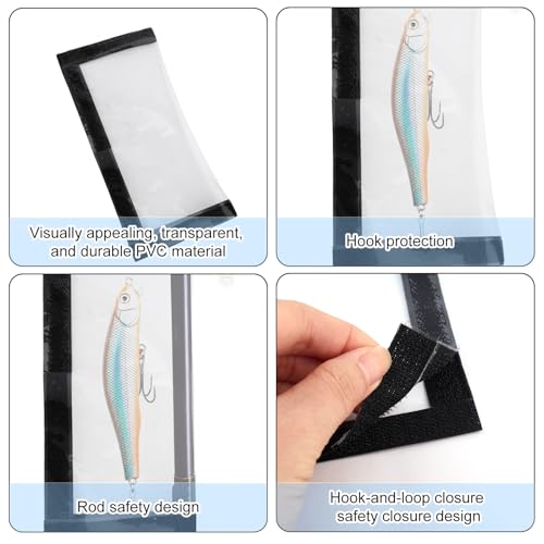 6 piezas Fundas Transparentes para Señuelos de Pesca miniatura 4