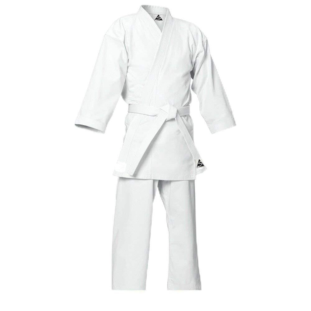 Spirit Sports White Spirit Traditional Karate Uniform Polycotton 7/200Cm