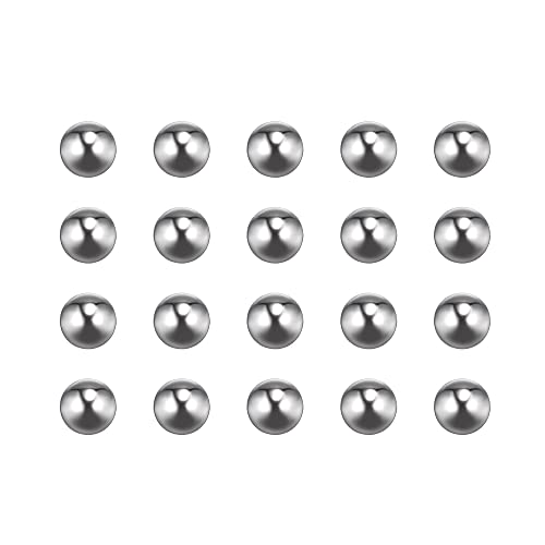 sourcing map 25 Stück Präzisionslager Kugellager 7mm 201 Edelstahl G200 Präzision