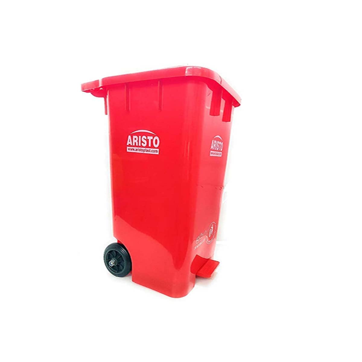 Aristo Dustbin with pedal & Wheels 65 Ltr, dustbins for kitchen waste