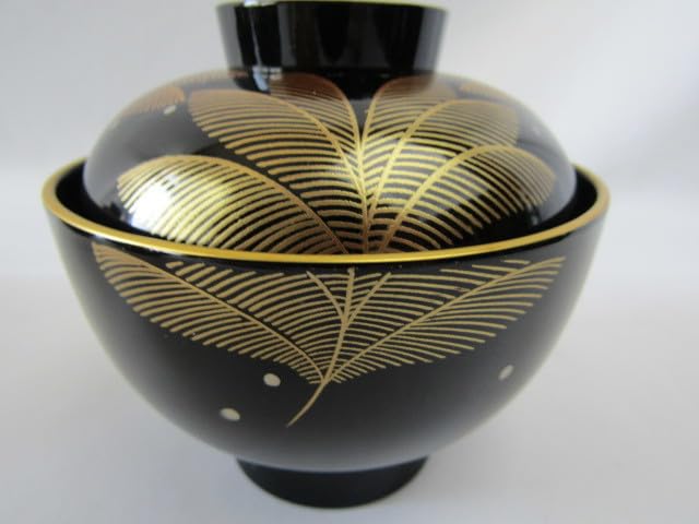 Amazon.co.jp: 会津塗 坂本乙造作 木質漆器 本漆仕上 吸物椀 5客組