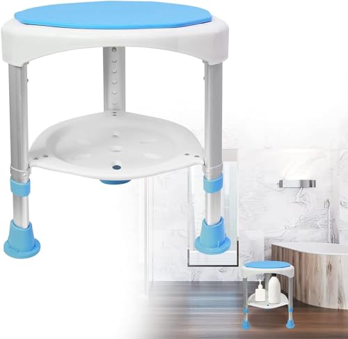 Tabouret de douche à hauteur réglable avec assise ergonomique - 2