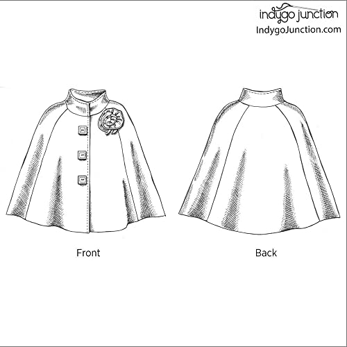 Indygo Junction Casual Cape Sewing Pattern #TOP1