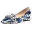 Blue White Leopard