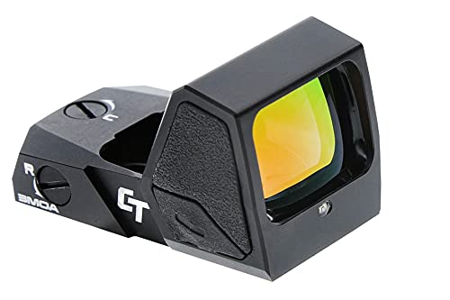 Crimson Trace RAD Pro Open Reflex Pistol Sight with 3 MOA Red Dot Reticle, Auto Shutoff, Ambient Light and Shake to Wake Sensors for Full Size Handgun, Defensive Shooting and Competition