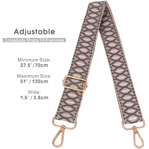 Image of Replacement Purse Strap Shoulder Strap Adjustable Crossbody Strap for Women Crossbody Wide Shoulder Bag