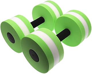 ANONE Water Aerobic Exercise Foam Dumbbells,Water Aqua Fitness Barbells Hand Bar Exercises Equipment