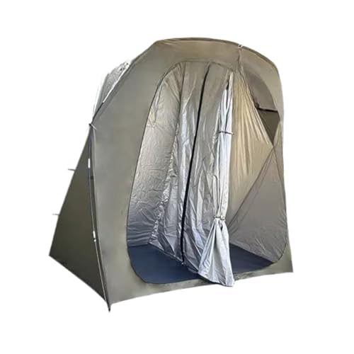 Menolana Privacy Dressing Shelter, Camping Shower Tent with Privacy Design, Two Rooms Waterproof Toilet and Changing Shelter