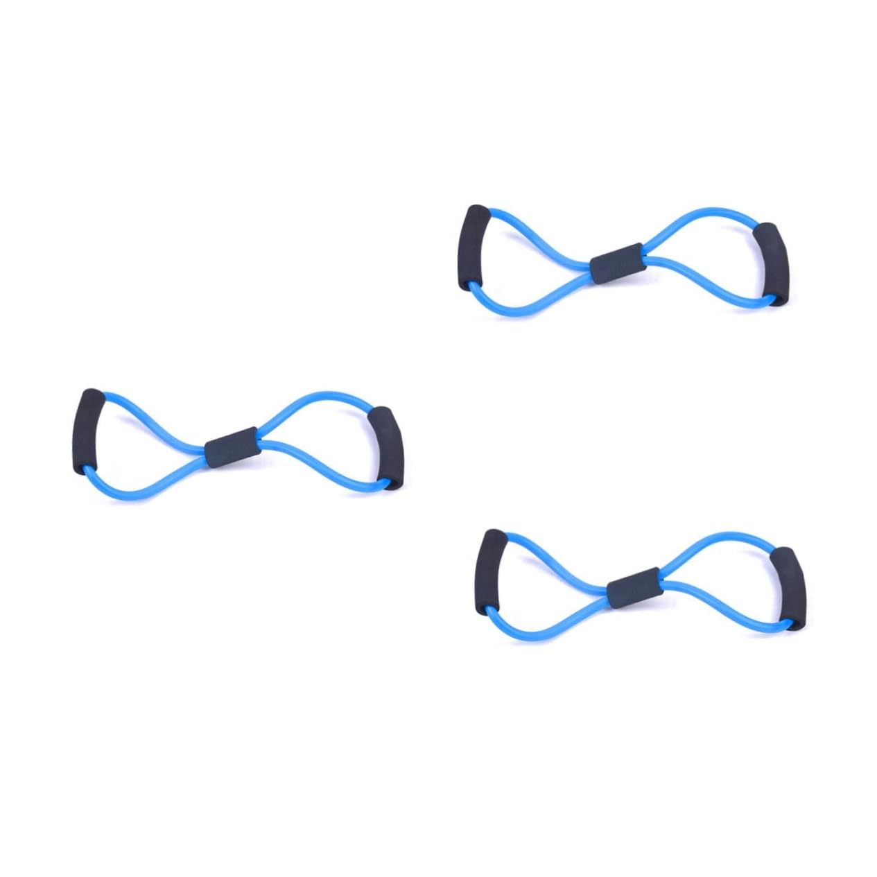 2 Piezas Resorte Expansor De Pecho Bandas Elasticas Fitness De Resistencia Dilatador De Pecho Tubos De Entrenamiento Figura 8 CNA Aptitud Física Tirar De La Cuerda Deportes