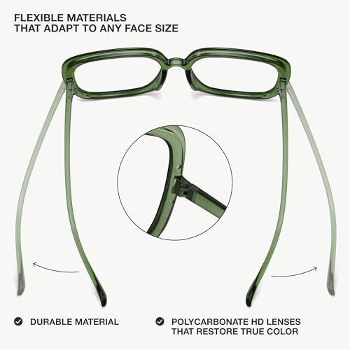 Image of miyya Blue Light Blocking Glasses for Women, Blue Light Glasses for Women Oversized Fashion Glasses