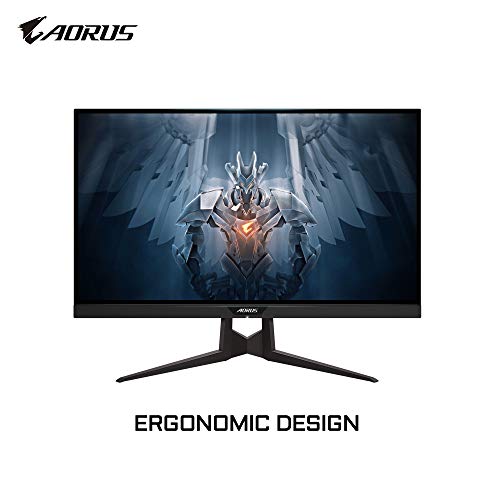 AORUS-FI27Q-6858-cm-27-Frameless-Gaming-Monitor-Quad-HD-1440p-95-DCI-P3-Color-Accurate-IPS-Panel-1ms-165Hz-HDR-G-SYNC-Compatible-and-FreeSync-Premium-VESA-Zero-Bright-Dot-Policy Aorus Fi27Q, 27 Inch (68.58 cm) Frameless Gaming LCD Monitor, Quad Hd 2560 X 1440 Pixels, 95% Dci-P3 Color Accurate IPS…