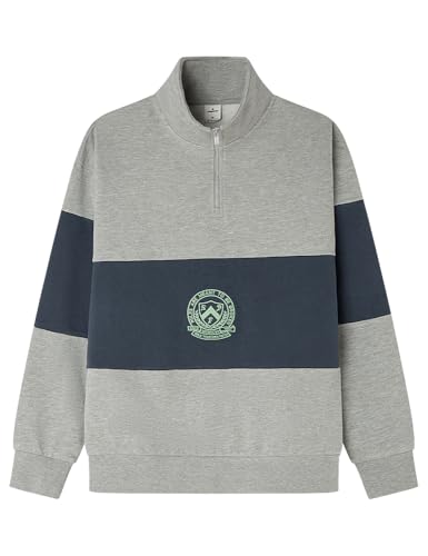Sweatshirt Homme Springfield en maille fleece zippée et manches longues