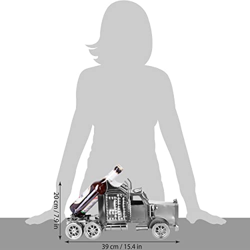 BRUBAKER Wine and Beer Bottle Holder Statue Truck Sculptures and Figurines Decor & Vintage Wine Racks and Stands Gifts Decoration