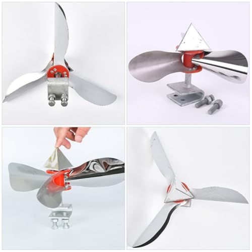 Molino de viento para pájaros SECFOU de acero inoxidable 4